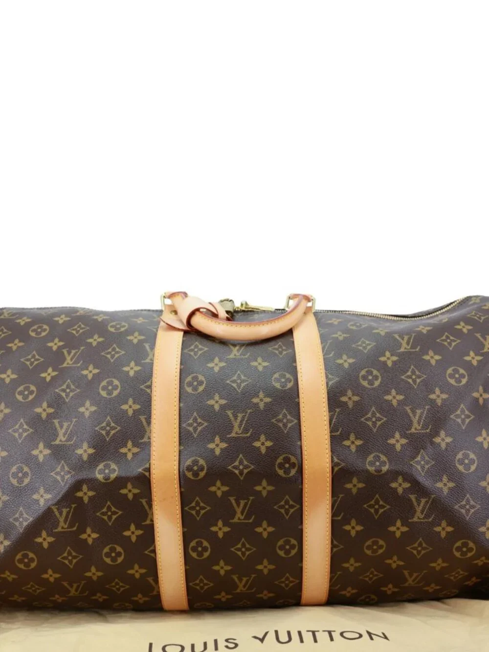 Louis Vuitton  Keepall 55 Monogram Canvas Travel Bag Brown